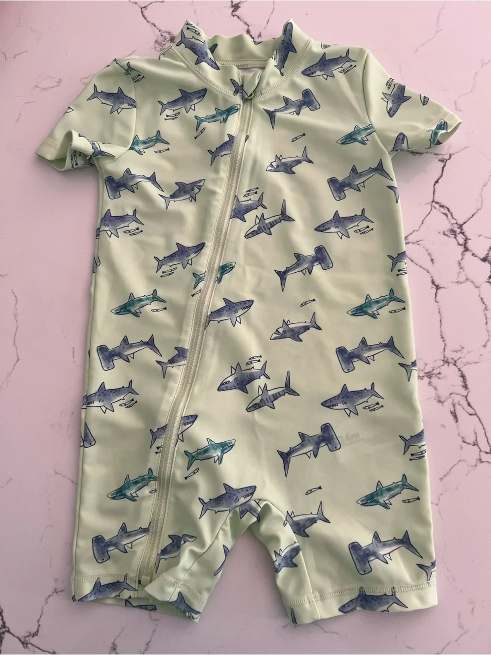 Carter’s One Piece Rash Guard Sharks